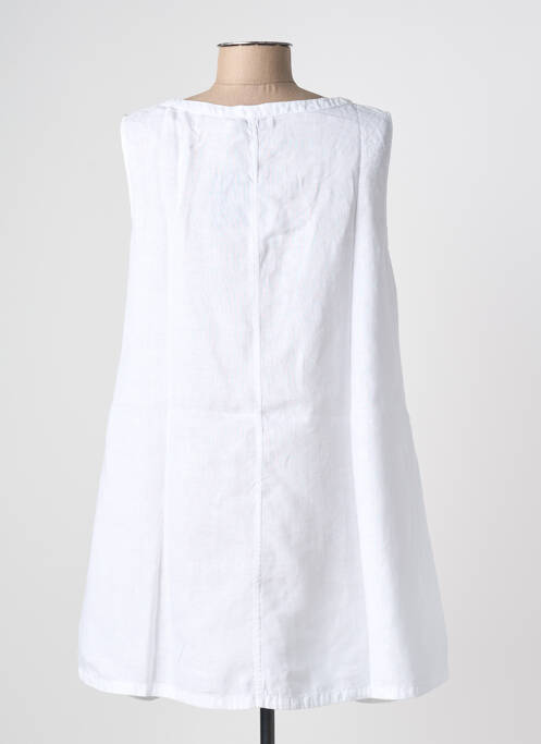 Tunică fără mâneci alb MES SOEURS ET MOI femeie