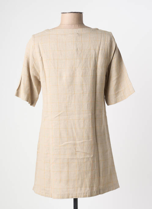 Tunică mâneci scurte bej MES SOEURS ET MOI femeie