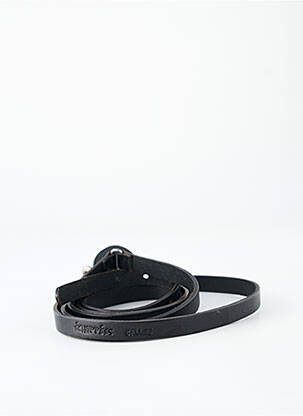 Curea efect material satinat negru ECHAPPEES BELLES femeie