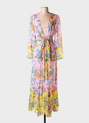 Rochie de plajă croială fluidă roz LEONE femeie