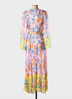 Rochie de plajă croială fluidă roz LEONE femeie