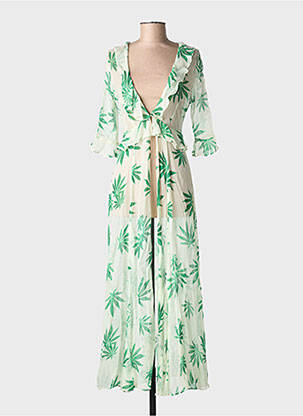 Jachete kimono guler în v verde LEONE femeie