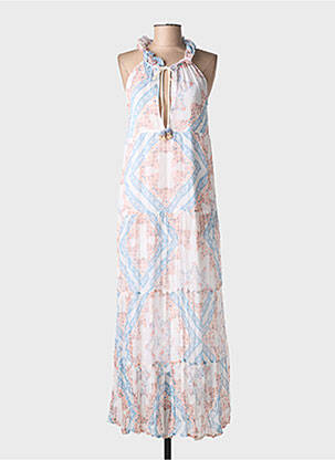 Rochie lungă albastru LEONIE femeie