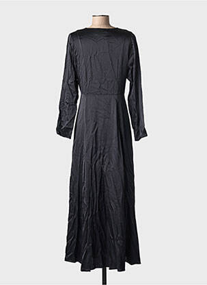 Rochie lungă mâneci lungi mâneci lungi negru LEONE femeie