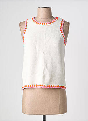 Pulover alb LES TRICOTS DE LÉA femeie