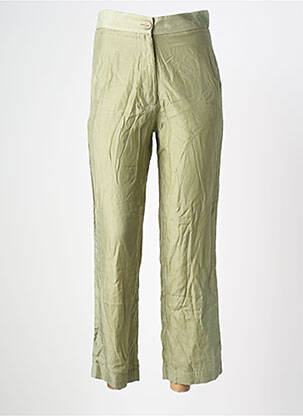 Pantalon drept verde MAISON HOTEL femeie