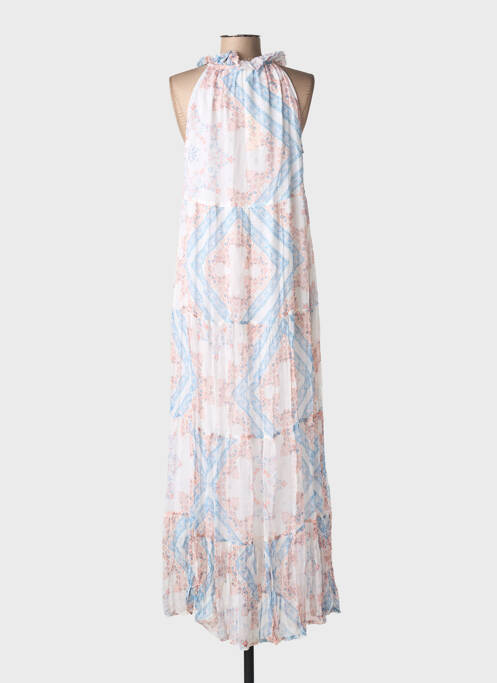 Rochie lungă albastru LEONIE femeie