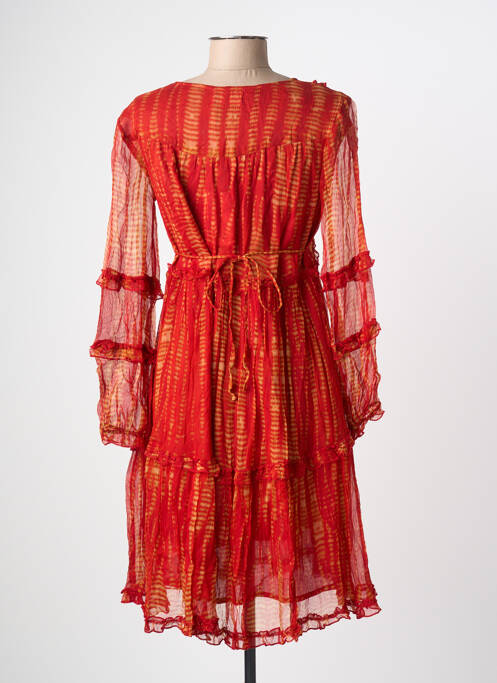 Rochie midi roșu MAISON HOTEL femeie