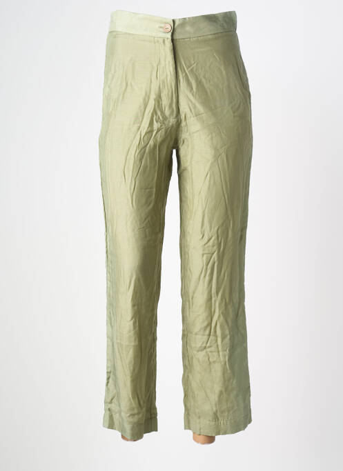 Pantalon drept verde MAISON HOTEL femeie