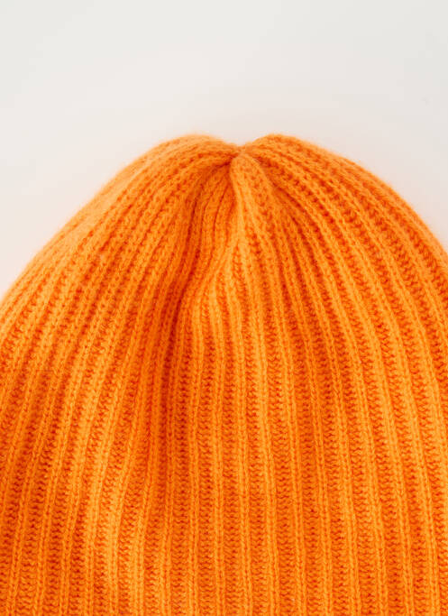 Căciulă tricotaj din plasă portocaliu LES TRICOTS DE LÉA femme