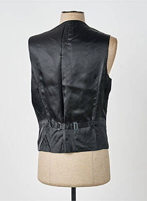 Vestă fără mâneci efect material satinat negru SCABAL bărbat