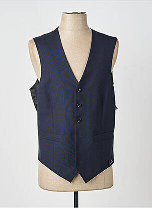 Vestă fără mâneci efect material satinat negru SCABAL homme