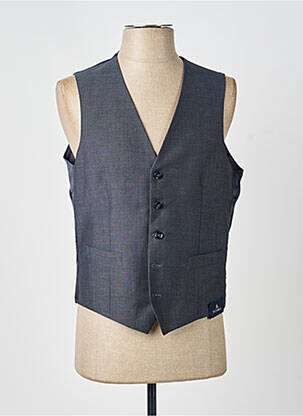 Vestă fără mâneci efect material satinat gri SCABAL homme