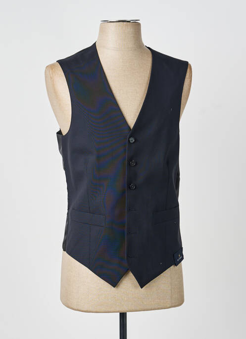 Vestă fără mâneci efect material satinat negru SCABAL homme