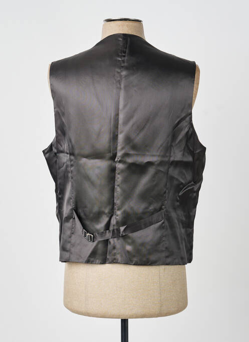 Vestă fără mâneci efect material satinat gri SCABAL homme