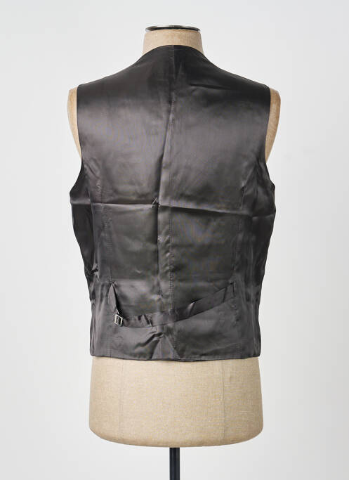 Vestă fără mâneci efect material satinat gri SCABAL homme