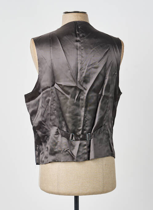 Vestă fără mâneci efect material satinat gri SCABAL homme