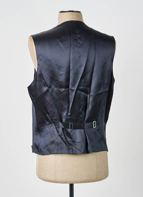 Vestă fără mâneci efect material satinat gri SCABAL homme