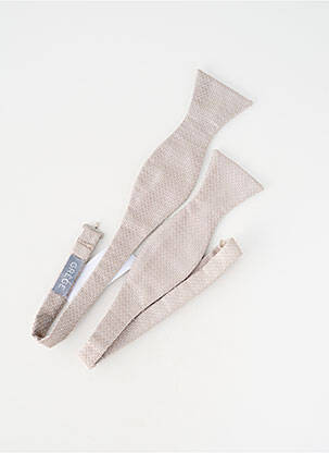 Papion țesătură satinată bej GRÈGE homme