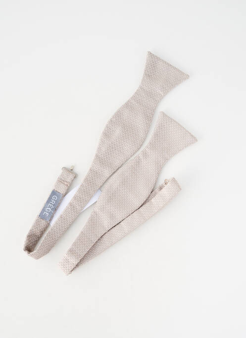 Papion țesătură satinată bej GRÈGE homme