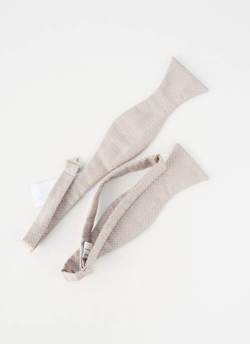 Papion țesătură satinată bej GRÈGE homme