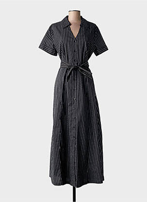 Rochie lungă mâneci scurte mâneci scurte negru SURKANA femeie