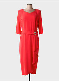Rochie midi mâneci 3/4 mâneci 3/4 roșu BARILOCHE femme