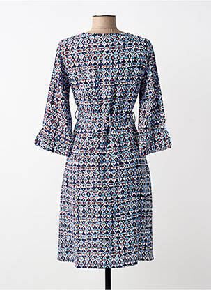 Rochie midi mâneci 3/4 mâneci 3/4 albastru AGATHE & LOUISE femeie