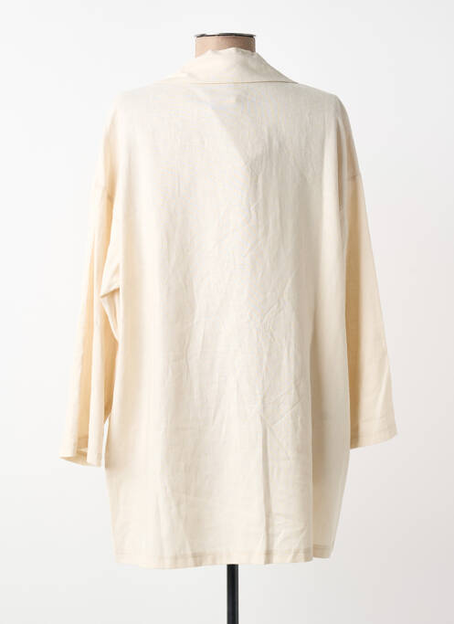 Jachete casual bej COULEURS DU TEMPS femeie