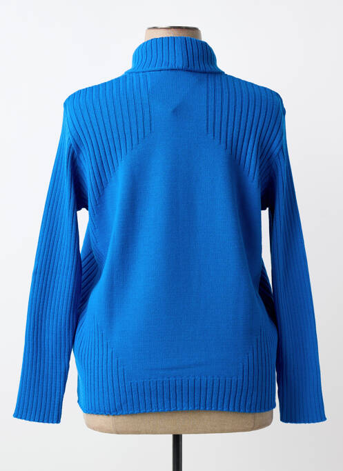 Pulover cu guler înalt albastru I.ODENA femeie