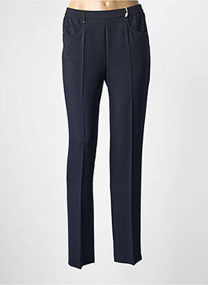Pantalon slim talie elastică mărime normală negru TONI femeie