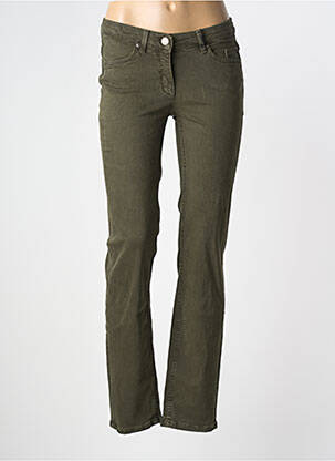 Blugi cu croială slim verde TONI femeie