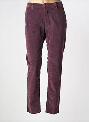Pantalon chino închidere cu fermoar sub clapetă cu nasturi mărime normală violet IMPAQT femeie