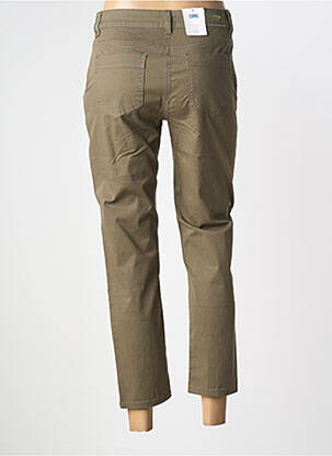 Pantalon 7/8 țesătură poplin mărime normală verde C'EST BEAU LA VIE femeie