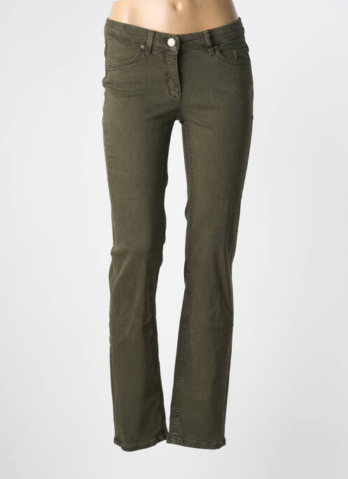 Blugi cu croială slim verde TONI femeie