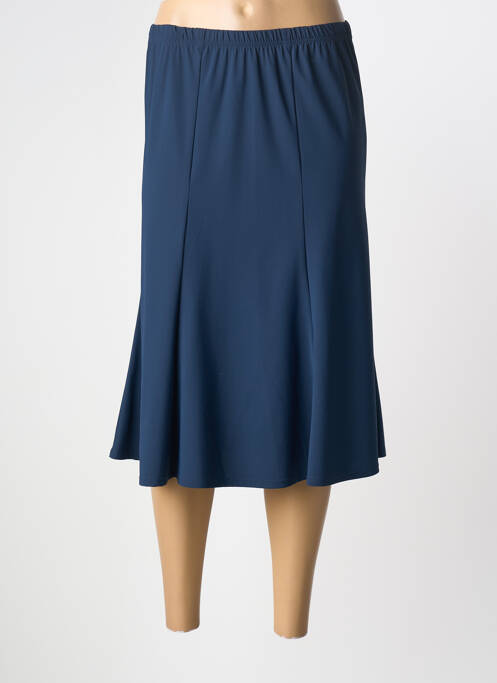 Fustă midi albastru GEVANA femeie