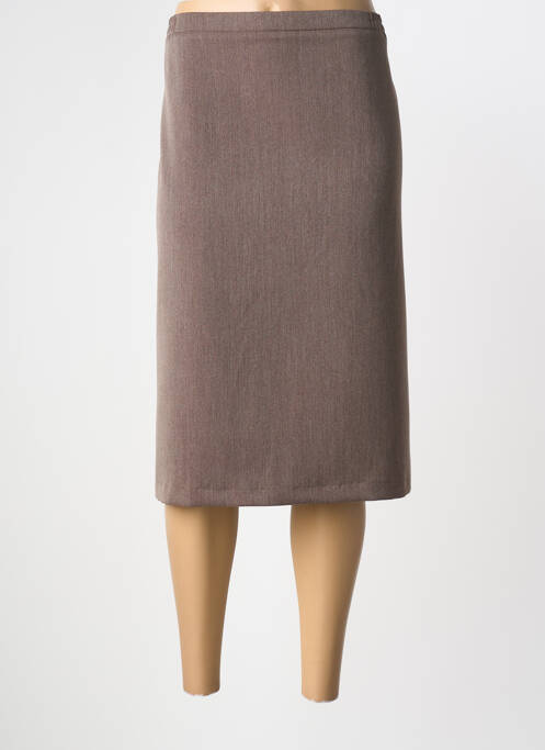 Fustă midi maro GUY DUBOUIS femeie