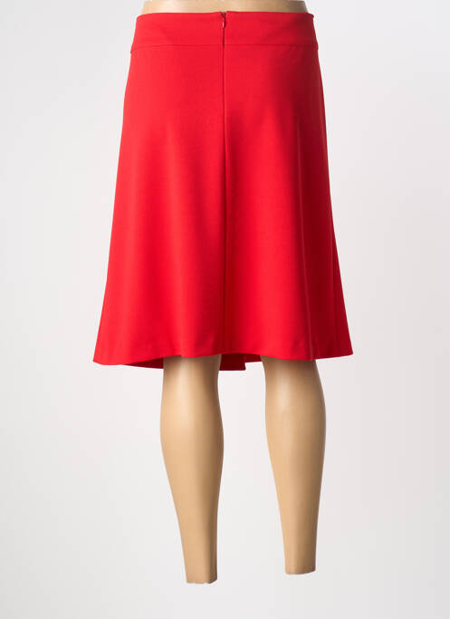 Fustă midi roșu GEVANA femeie