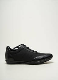 Adidași țesătură satinată vârf rotund negru GEOX homme