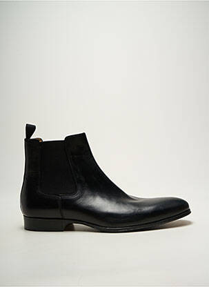 Botine/ghete material neted toc mic negru FLECS bărbat