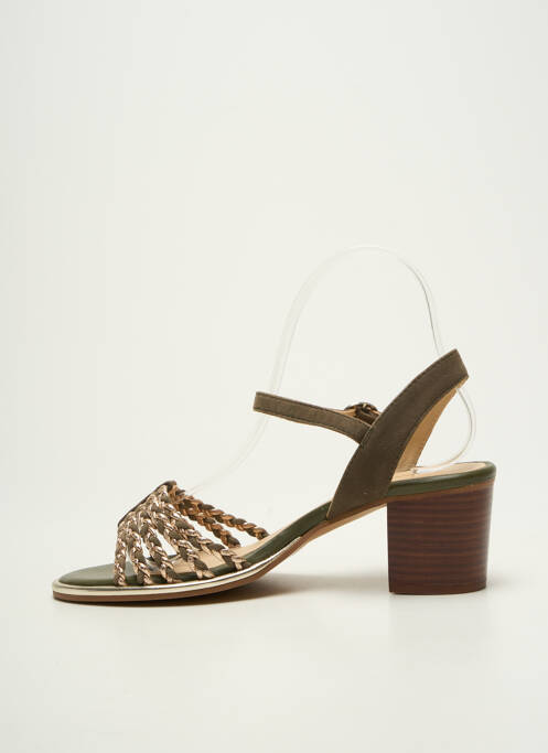 Sandale/Pantofi decupați verde LES TROPEZIENNES PAR M.BELARBI femeie