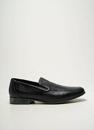 Mocasini țesătură satinată toc mic negru PIERRE CARDIN bărbat