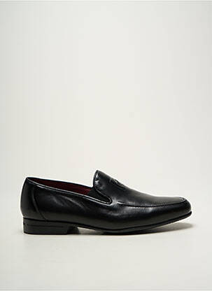 Mocasini țesătură satinată toc mic negru PIERRE CARDIN bărbat