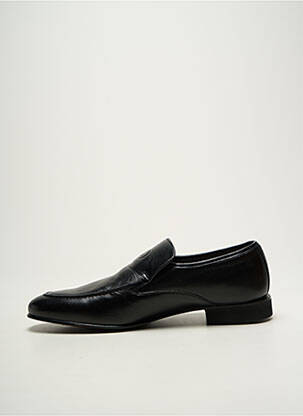 Mocasini țesătură satinată toc mic negru PIERRE CARDIN bărbat