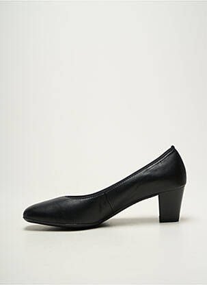 Pantofi cu toc toc pătrat toc de 4 la 6 cm negru ARA femeie