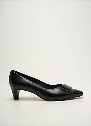 Pantofi cu toc țesătură satinată toc de 4 la 6 cm negru PETER KAISER femeie