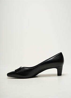 Pantofi cu toc țesătură satinată toc de 4 la 6 cm negru PETER KAISER femeie