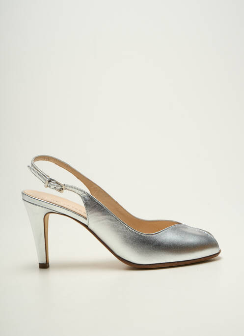Pantofi cu toc argintiu PETER KAISER femeie