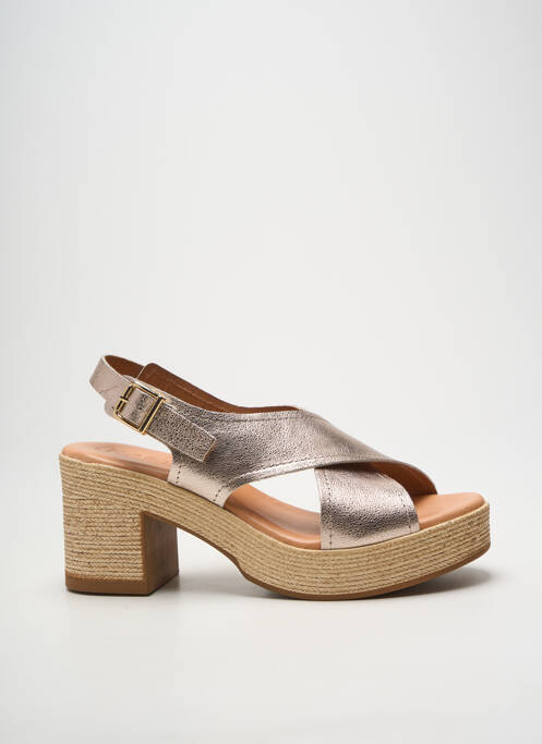 Sandale/Pantofi decupați argintiu KAOLA femeie