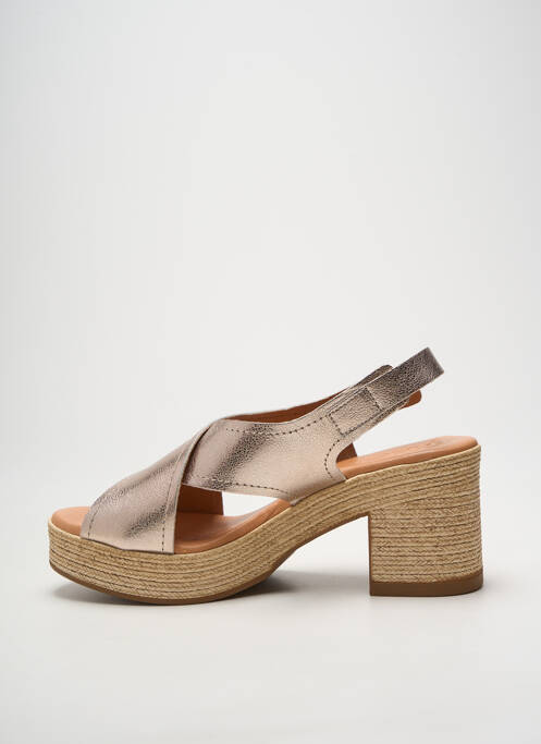 Sandale/Pantofi decupați argintiu KAOLA femeie